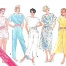 Jumpsuit Sewing Pattern Short Dress Capri Drop Shoulder Loose Retro Vintage 12-16 3634