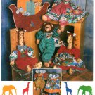 Noahs Ark Sewing Pattern Giraffe Lion Elephant Clothes Wall Hanging Nursery Baby Decor Church 9509