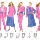Knit Wardrobe Sewing Pattern 16-22 Plus Easy Skirt Pant Top Vest Jacket Vintage Units 4225