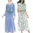 Raised Waist Dress Sewing Pattern XS-XL Easy Long Short Sleeve Loose Fit 9710