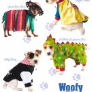 Dog Clothes Sewing Pattern Costume Super Hero Mexican Poncho Pirate Dinosaur Halloween S-L 3667