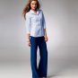 Slim Skirt Flared Pants Sewing Pattern 8-16 Above Knee Fashion Career Palmer Pletsch 6757