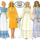 Laura Ashley Wedding Dress Sewing Pattern Bridesmaid 14 Hippie High Waist Prim Overskirt 5790