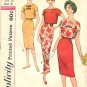 50s Vintage Sewing Pattern Sz 10 High Waist Pant Skirt Overblouse Slim Fit Boxy Top 2998