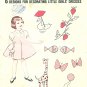 1960s Applique Large Designs Pattern Duck Strawberry Fish Butterfly Giraffe Seal