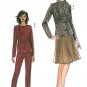 Vogue Sewing Pattern 8-14 Easy Lined Jacket Button Flared Gore Skirt Slacks Pants Suit 8134