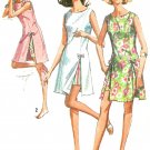Sleeveless Dress Sewing Pattern Sz 12 1960s Party Play Split Under Shorts Retro Mod 6013