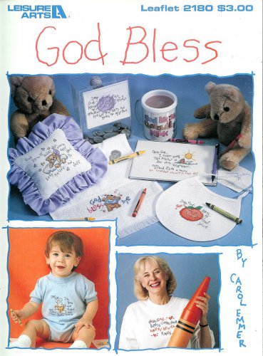 God Bless Charted Cross Stitch Designs Baby Grandpa Grandma Teddy Bear Rabbit Pumpkin