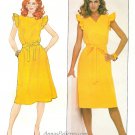 Wrap Dress Sewing Pattern Sz 20 Vintage Reversible Sleeveless Disco Easy 4387