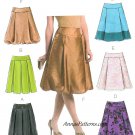 Fashion Skirts Sewing Pattern 14-20 Plus Bubble Pleated Knee Length 4924