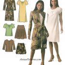 Pullover Dress Skirt Top Jacket Sewing Pattern 14-22 Plus Easy Bubble Short Sleeve 4045