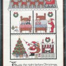 The Night Before Christmas Counted Thread Cross Stitch Kit Vintage Christmas 9 x 17