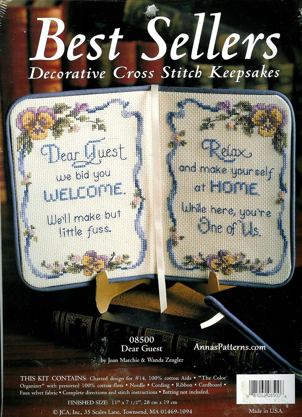 Dear Guest Cross Stitch Kit Book Home Best Sellers Keepsakes