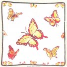 Butterfly Needlework Pillow Kit Vintage Tapestrations Persian Yarn 15 x 15 Canvas