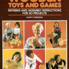 Wooden Toys Games For Children How To Make Patterns Instructions Book