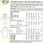 Swing Coat Sewing Pattern 10 Vintage Lined Dress Jacket Mandarin Funnel Neck Tent Shape Trigere 9712