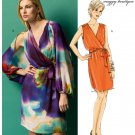 Suzi Chin Dress Sewing Pattern Plus 18-24 Easy Sleeveless V-neck Butterly Sleeve Above Knee 5884