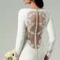 Wedding Gown Dress Sewing Pattern 4-12 Open Back Train Long Sleeveless 5779