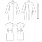 Mod Dress Long Jacket Sewing Pattern Plus 16-24 Above Knee Cap Sleeve Fitted 5952