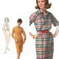 Belted Shirt Dress 1960s Sewing Pattern 16 Plus Vintage Shift Fitted 5053