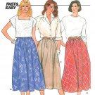 Easy Flared Skirt Sewing Pattern 18 20 22 Plus Size Full Circular Below Knee 3132