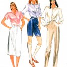 Easy Skirt Pants Vintage Sewing Pattern Sz 12 Bermuda Shorts 3578