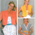 80s Cropped Jacket Top Sewing Pattern Easy Sz 10 12 Cover Up Sundress 7097