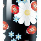 OMG Black Floral Pattern Nail Polish Strips