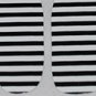 OMG Black Horizontal Stripe Nail Strips