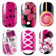 Pink Nail Polish Strips