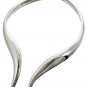 Trendy Silver Chunky Collar Choker Statement Necklace Silver Choker