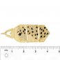 Statement Gold Jaguar Earrings with Crystals Leopard Earrings Animal Earrings