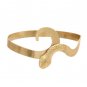Snake Bracelet Upper Arm Cuff Burnished Gold Adjustable Armband Egyptian Style