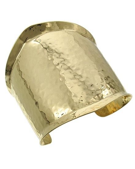 Gold Hammered Cuff Bracelet Wide Gold Bangle Gold Platd Bracelet Wide Bangle