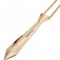 Gold NeckTie Necklace Gold Chain Necklace Gold Necklace Gold Neck tie Necklace