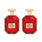 Gold and Red Perfume Bottle Earrings Red Earrings No 1 Rich Earrings 2.25'