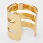 Cabochon Pink Orange Yellow Wide Cuff Bracelet Bangle Trendy Fashion Jewelry