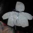 Knit sweater and hat