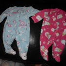 Child of Mine fleece sleepers