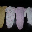 4 long sleeve onesies