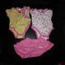 2 onesies and skirt