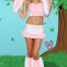 Floppy Bunny Rabbit Corset Costume - Womens - One Size - ~ USA Seller ~