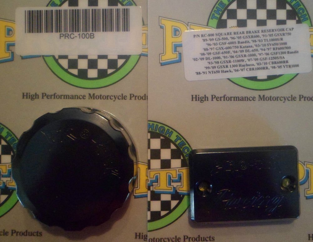 19912005 Suzuki GSXR750 Black Front Brake & Rear Brake Fluid Reservoir