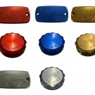 Protek Front & Rear Brake Fluid Reservoir Caps Made For 2009 Honda DN-01 NSA 700 RCK-80