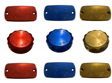 Front & Rear Brake & Clutch Fluid Reservoir Caps Made For 2014 Honda CTX1300 A D CTX-1300 RCK-280