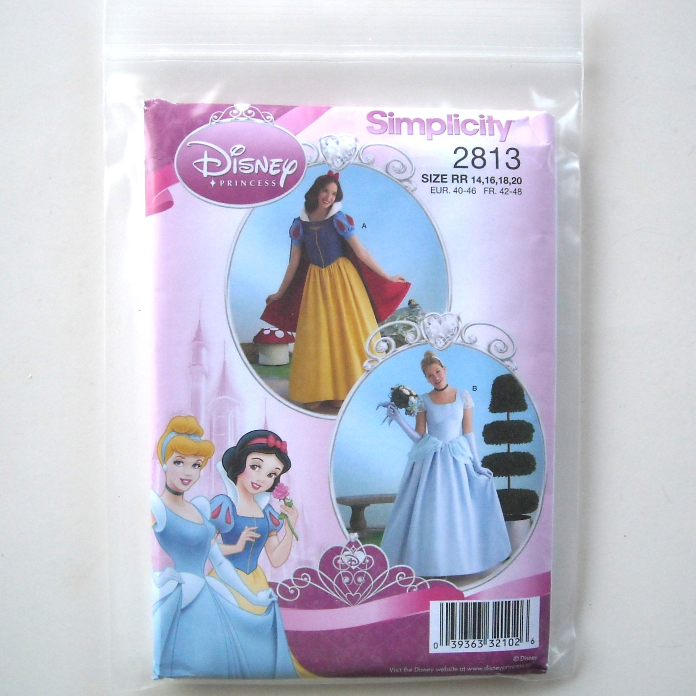 Disney Princess Misses Adults Costumes Size 14 20 Simplicity Pattern 2813 6950