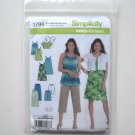 Simplicity Pattern 3799 Size XXS - M In K Designs Easy To Sew Misses Womens Dress Tunic Shorts