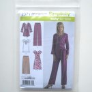 Simplicity Pattern 2371 Size 10 - 18 Easy To Sew Misses Womens Dress Tunic Pants