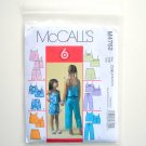 McCall Sewing Pattern M4762 Size 7 - 12 Girls Tops Skorts Shorts Capri Pants McCall Sewing Pattern M4762 Size 7 - 12 Girls Tops Skorts Shorts Capri Pants