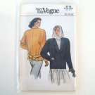 Vogue Very Easy Pattern 9119 Misses Jacket Size 12 14 16